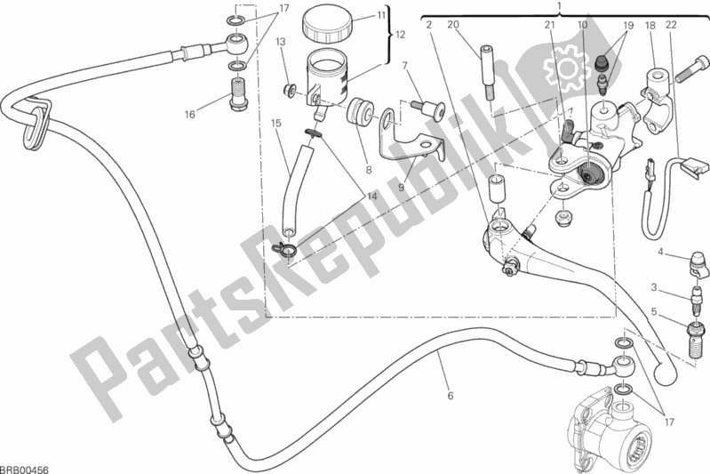 Todas las partes para Control De Embrague de Ducati Monster 1200 USA 2014